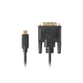 Câble USB C vers DVI-D Lanberg CA-CMDV-10CU-0018-BK Noir 1,8 m