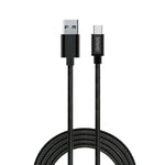 Kabel USB A v USB C Savio CL-129 Črna 2 m