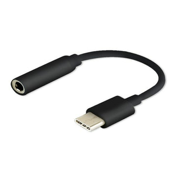 Adapter USB C v Jack 3.5 mm Savio AK-35/B Črna