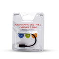 USB C to Jack 3.5 mm Adapter Savio AK-35/B Black