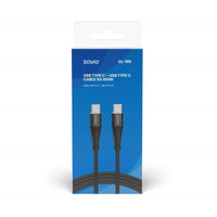 Kabel USB C Savio CL-159 Črna 1 m