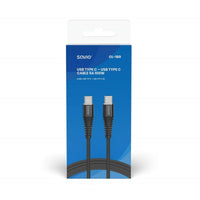 Câble USB C Savio CL-160 Noir 2 m
