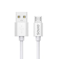 Câble USB vers micro USB Savio CL-167 Blanc 3 m