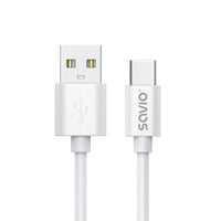 Cavo USB A con USB C Savio CL-168 Bianco 3 m