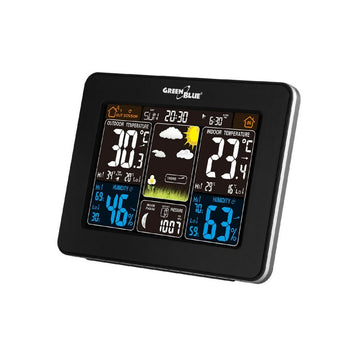 Multi-function Weather Station Greenblue GB523 Black