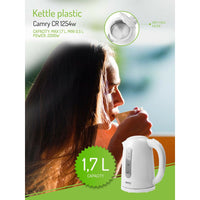 Kettle Adler CR 1254W White Plastic 2200 W 1,7 L