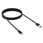 Cavo USB A con USB C Krux KRX0054 Nero 1,2 m