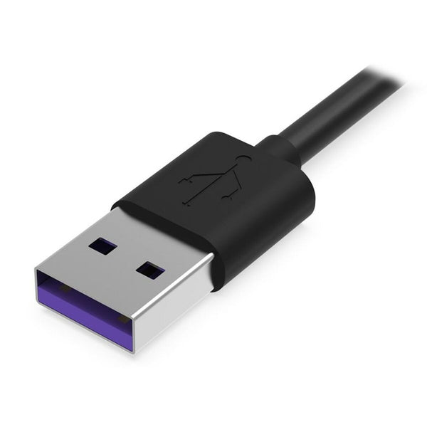 Cavo USB A con USB C Krux KRX0054 Nero 1,2 m