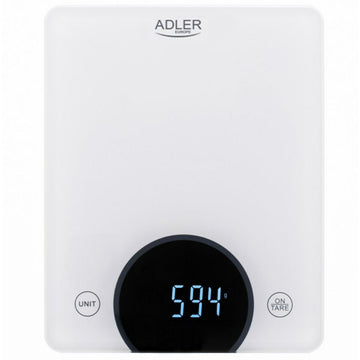 kitchen scale Adler AD 3173w White 10 kg