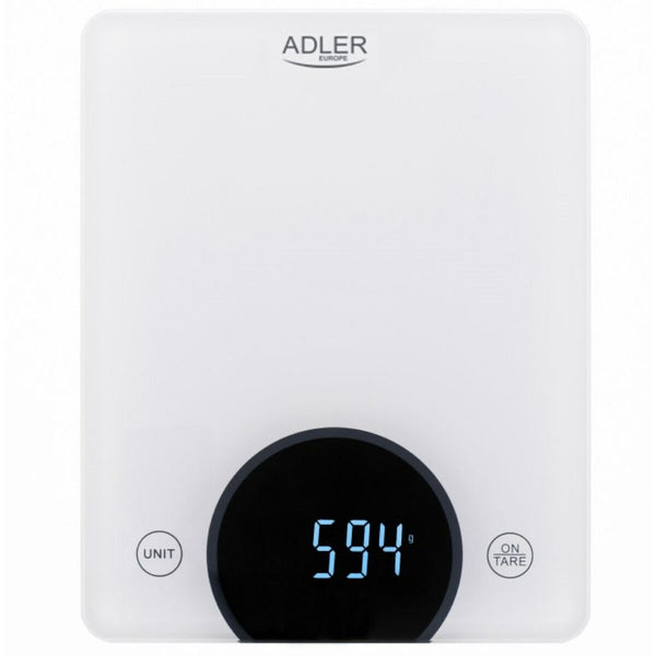 kitchen scale Adler AD 3173w White 10 kg