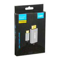USB C to DisplayPort Adapter Ibox ITVCDP4K Black 1,8 m