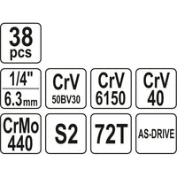 Komplet ključev Yato YT-14471