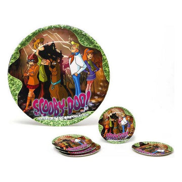 Set of 5 Plates Scooby-Doo Cardboard