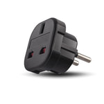 Forever travel adapter EU - UK black