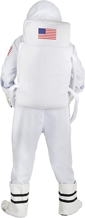 White Astronaut Suit Deluxe Adult Costume § XXL