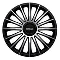 Hubcap Sparco Torino CS5 Black Silver 15" (4 uds)