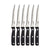 Knife Set Masterpro Gourmet Stainless steel (12,5 cm) (6 Pieces)