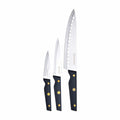 Knife Set Bergner Pro Reeco BG41026DBL Stainless steel ABS 3 Pieces