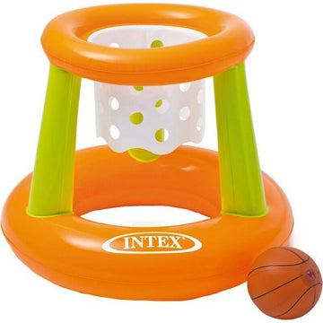 Inflatable Game Intex Orange Green Basketball Basket 67 x 55 cm