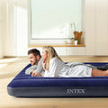 Inflatable Mattress Intex Beam Standard Classic Downy 183 x 25 x 203 cm