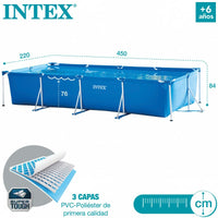 Detachable Pool Intex 28274NP 450 x 84 x 220 cm