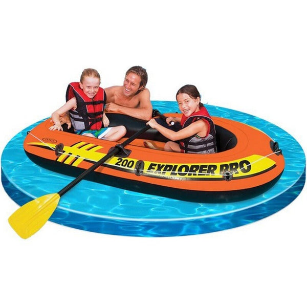 Inflatable Boat Explorer 200 Intex (196 x 102 x 33 cm)