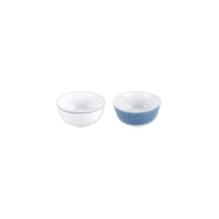 Set of bowls Infinity Chefs Essence Blue Porcelain (4 uds)