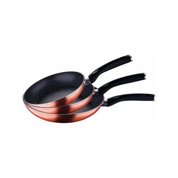 Set of pans San Ignacio Copper Aluminium Toughened aluminium (3 pcs)