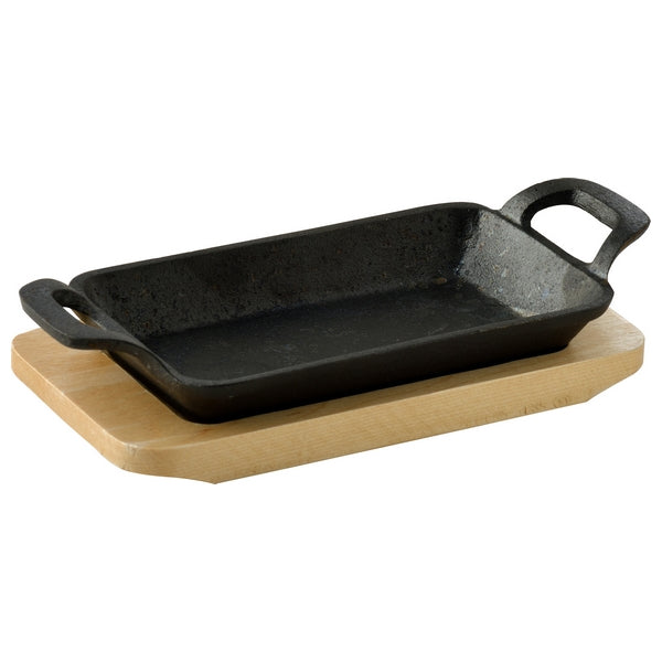 Baking tray Masterpro Black Cast Iron (17 x 10 x 2,5 cm)