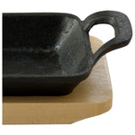 Baking tray Masterpro Black Cast Iron (17 x 10 x 2,5 cm)