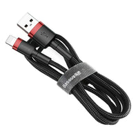 USB to Lightning Cable Baseus CALKLF-C19 Black 2 m