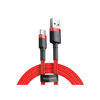 USB A to USB C Cable Baseus CATKLF-A09 Red 50 cm 0,5 m