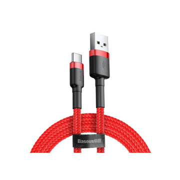 Kabel USB A v USB C Baseus CATKLF-A09 Rdeča 50 cm 0,5 m