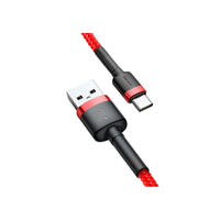 Câble USB A vers USB C Baseus CATKLF-A09 Rouge 50 cm 0,5 m