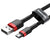 USB-Kabel auf micro-USB Baseus Cafule Schwarz Rot 2 m