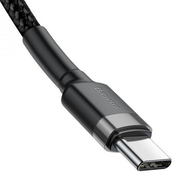 Câble USB C Baseus Cafule Noir Noir/Gris 1 m