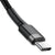 Cable USB C Baseus Cafule Black Black/Grey 1 m