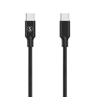 Kabel USB C Baseus Cafule Črna Črn/Siv 1 m