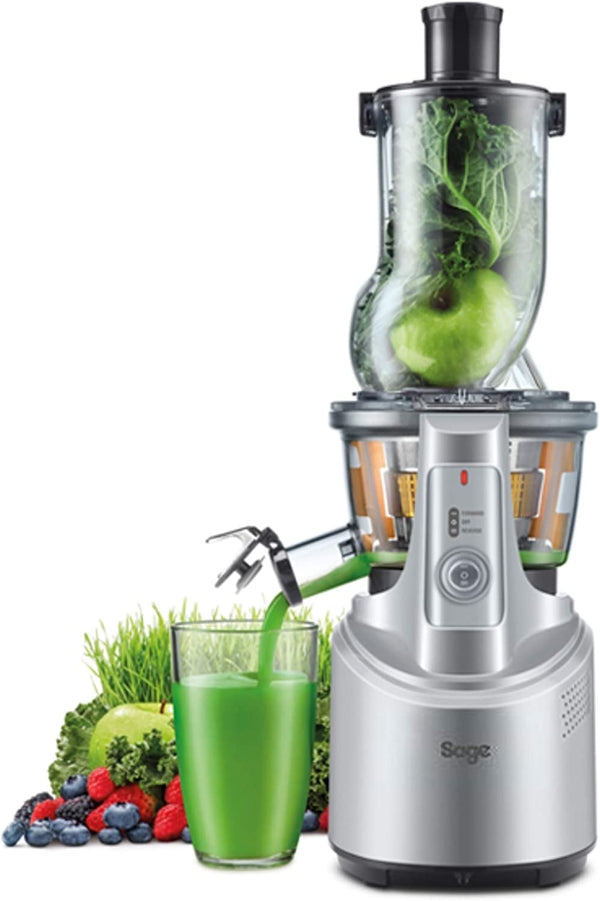 The Sage Big Squeeze Juicer, Brushed Stainless Steel, SJS700SIL