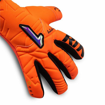 Children's Goalkeeper Gloves Rinat Kratos Turf Dark Orange