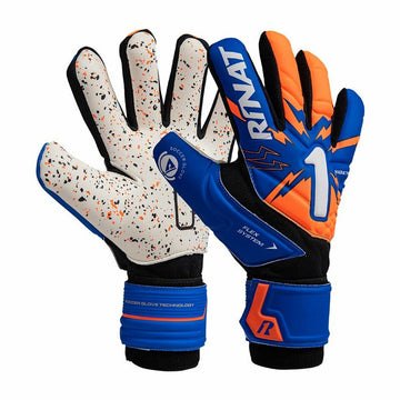 Children's Goalkeeper Gloves Rinat Magnetik Turf Blue