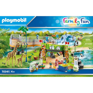 Playmobil 70341 Large City Zoo 213 Piece Building Set