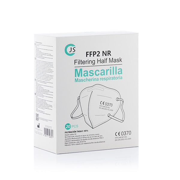 Protective Respirator Mask FFP2 NR JS MY-001 Grey (Pack of 20)
