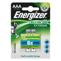 Rechargeable Batteries Energizer E300624300 AAA HR03 800 mAh Silver