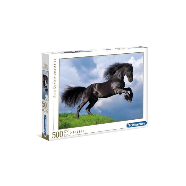 Fresian Black Horse High Quality puzzle 500pcs
