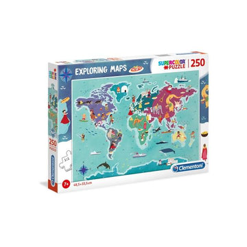 Customs and Traditions in the World Exploring Maps puzzle 250pcs