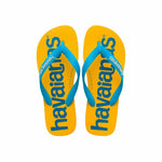 Badelatschen für Frauen Havaianas Top Logomania Blau Gelb