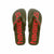 Women's Flip Flops Havaianas Top Logomania Red Dark green Olive