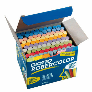 Chalks Giotto Robercolor Multicolour Dust-resistant 100 Pieces