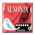 Night Sanitary Pads with Wings Ultra Ausonia (9 uds)